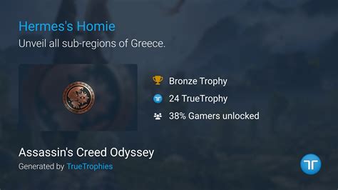 hermes homie trophy odyssey|Assassin's Creed Odyssey › Hermes's Homie .